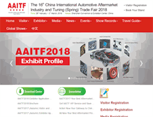 Tablet Screenshot of aaitf.org